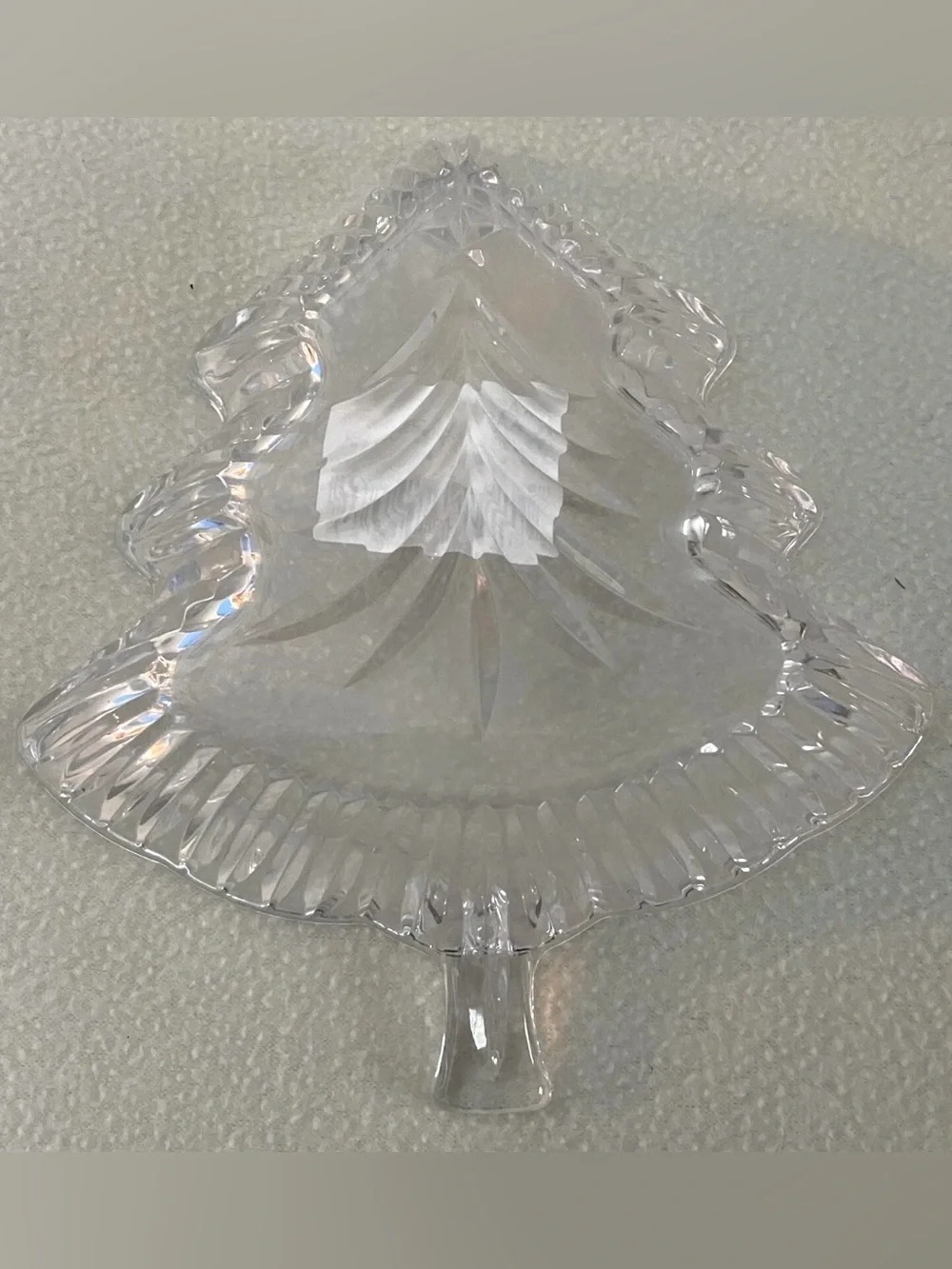 Mikasa Clear Glass Tree-Shaped Serving Bowl